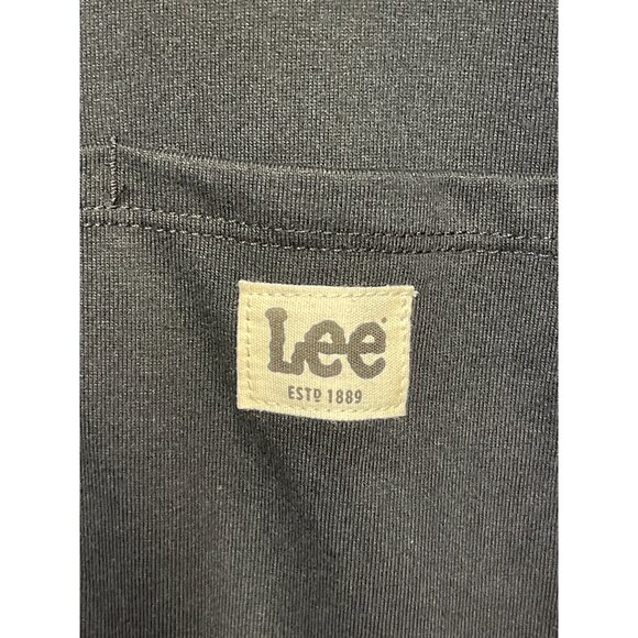 Lee Mens X-Large Classic Fit Long Sleeve Black Shirt With Pocket 60% Cotton 40% - Picture 8 of 10